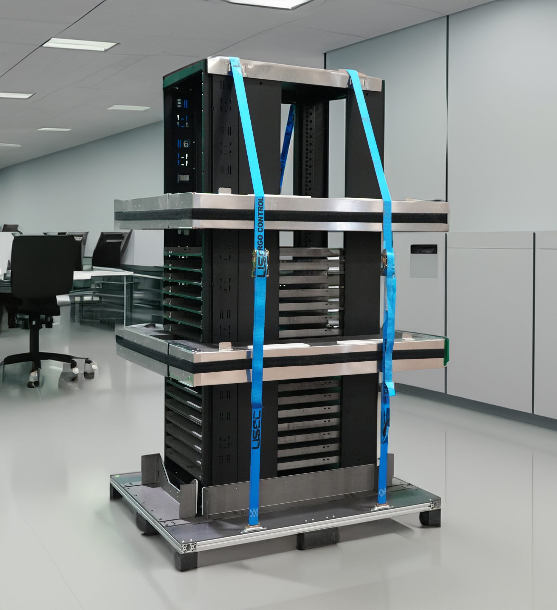 Returnable Packaging Server Racks ORV HPC Rack Packaging Solutions | Americase International
