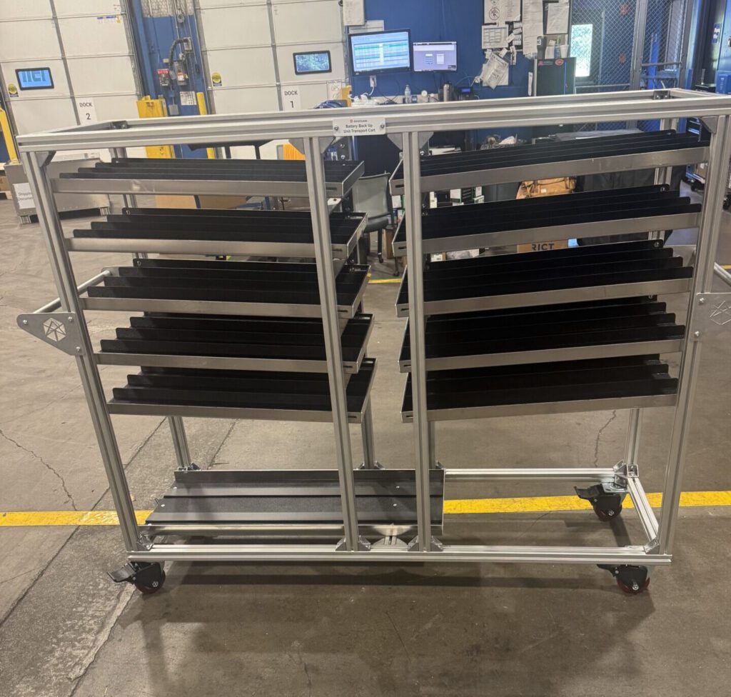 Li-Ion Battery Transport & Thermal Containment Cart