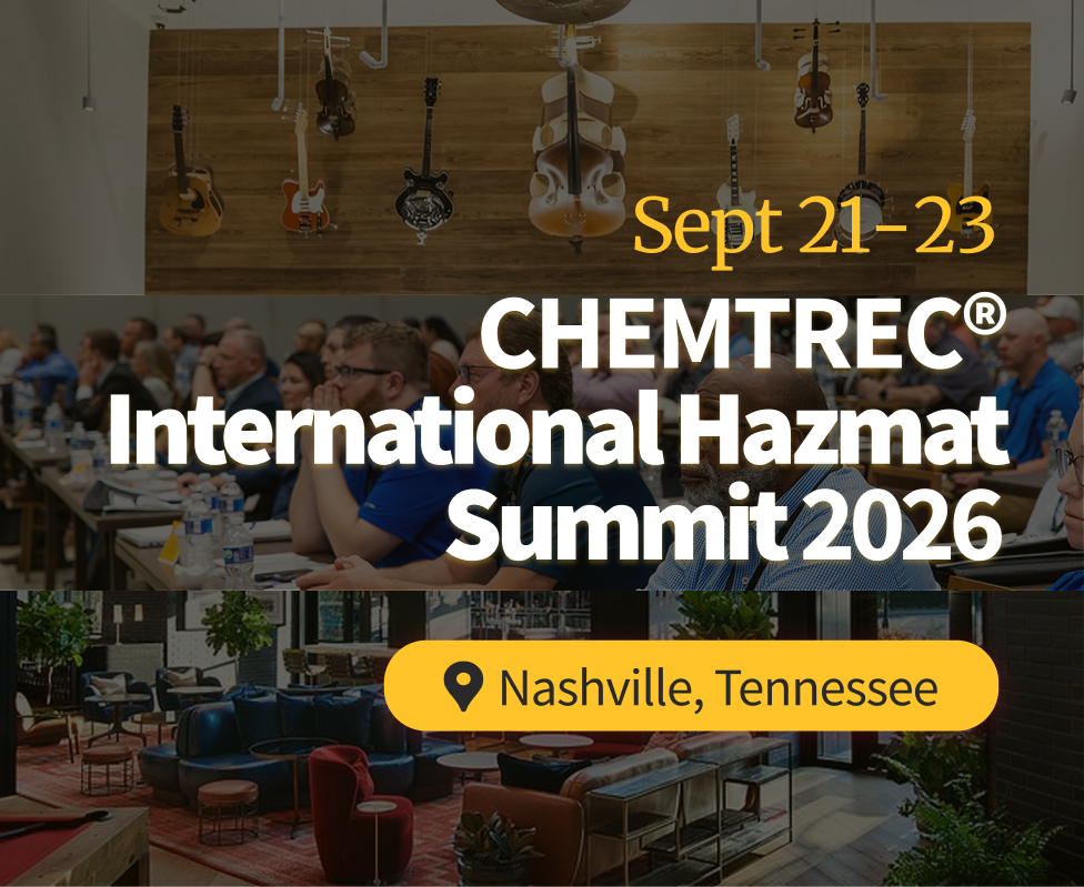 The CHEMTREC International Hazmat Summit brings together hazmat professionals from across the industry to exchange insights, explore challenges, highlight emerging trends, and help shape the future of hazmat safety and response. ​